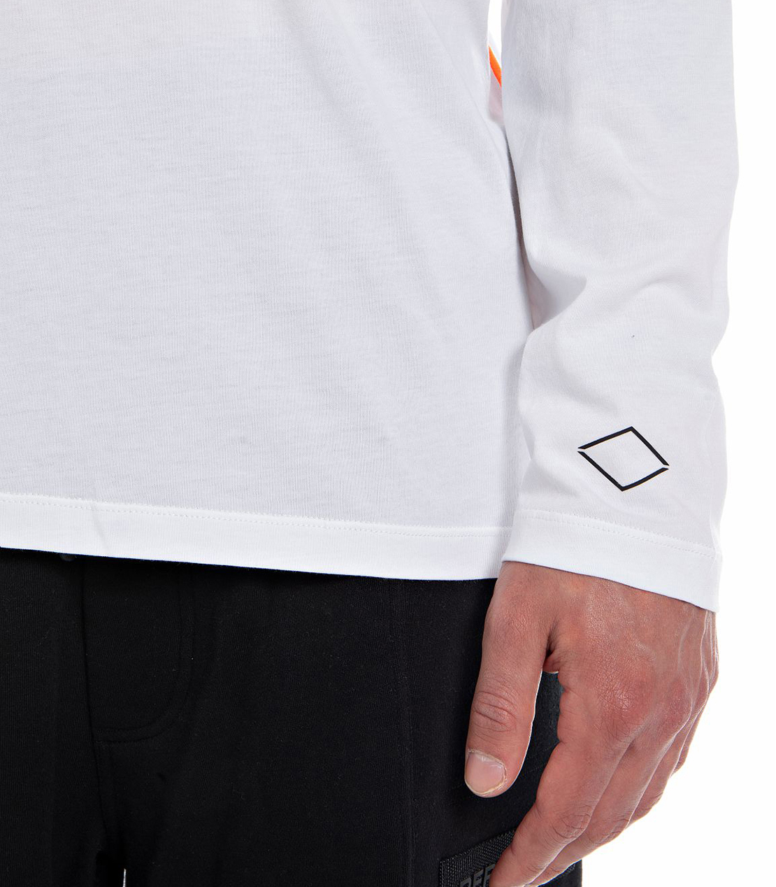 コットンジャージーロングTシャツ 詳細画像 ホワイト 4